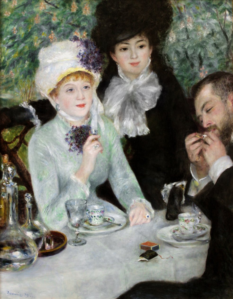 La Fin du déjeuner - Pierre Auguste Renoir