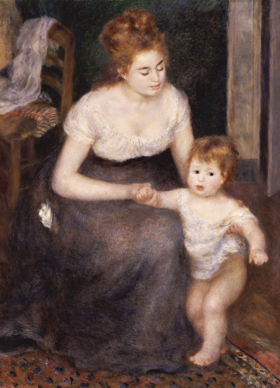 Le premier pas, 1876 - Pierre Auguste Renoir