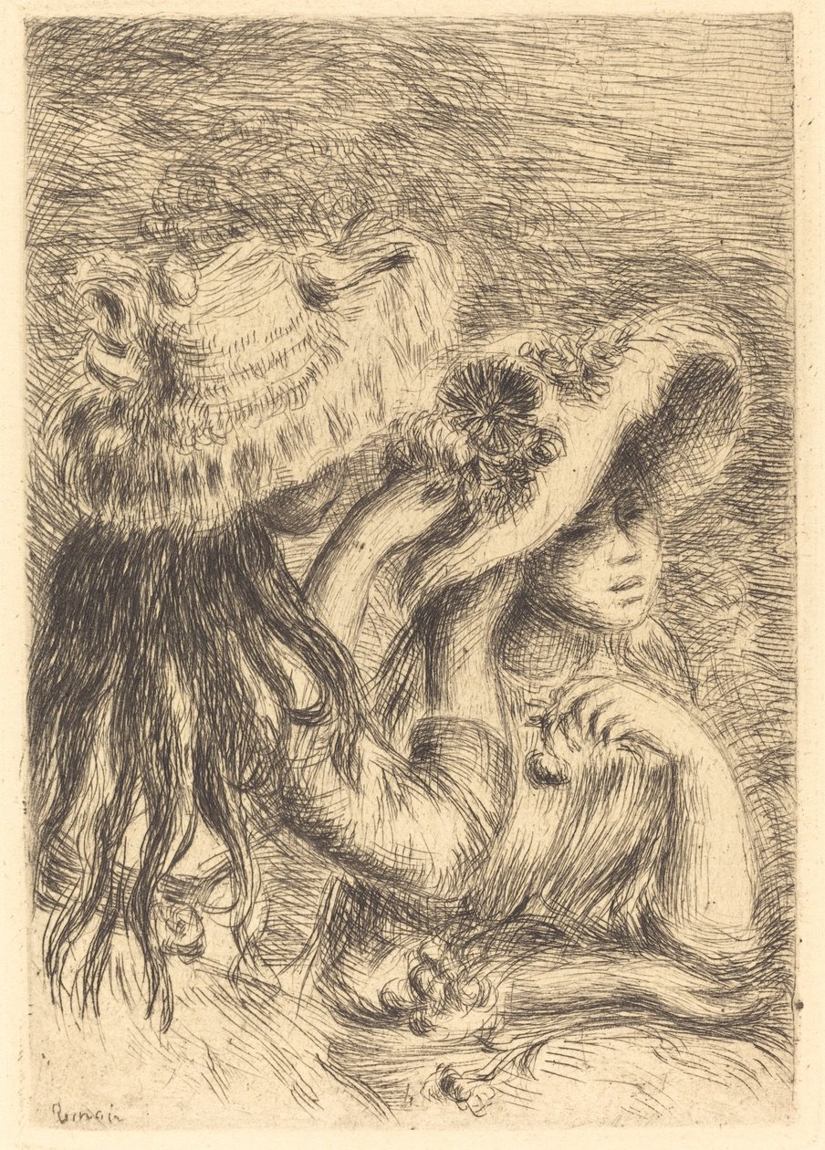 Le chapeau épinglé - Pierre Auguste Renoir