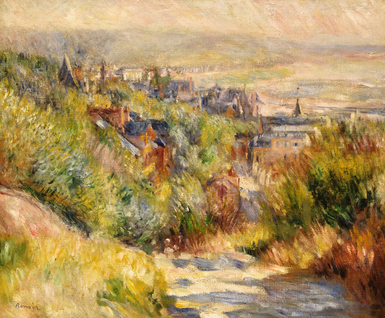 Les hauteurs de Trouville - Pierre Auguste Renoir