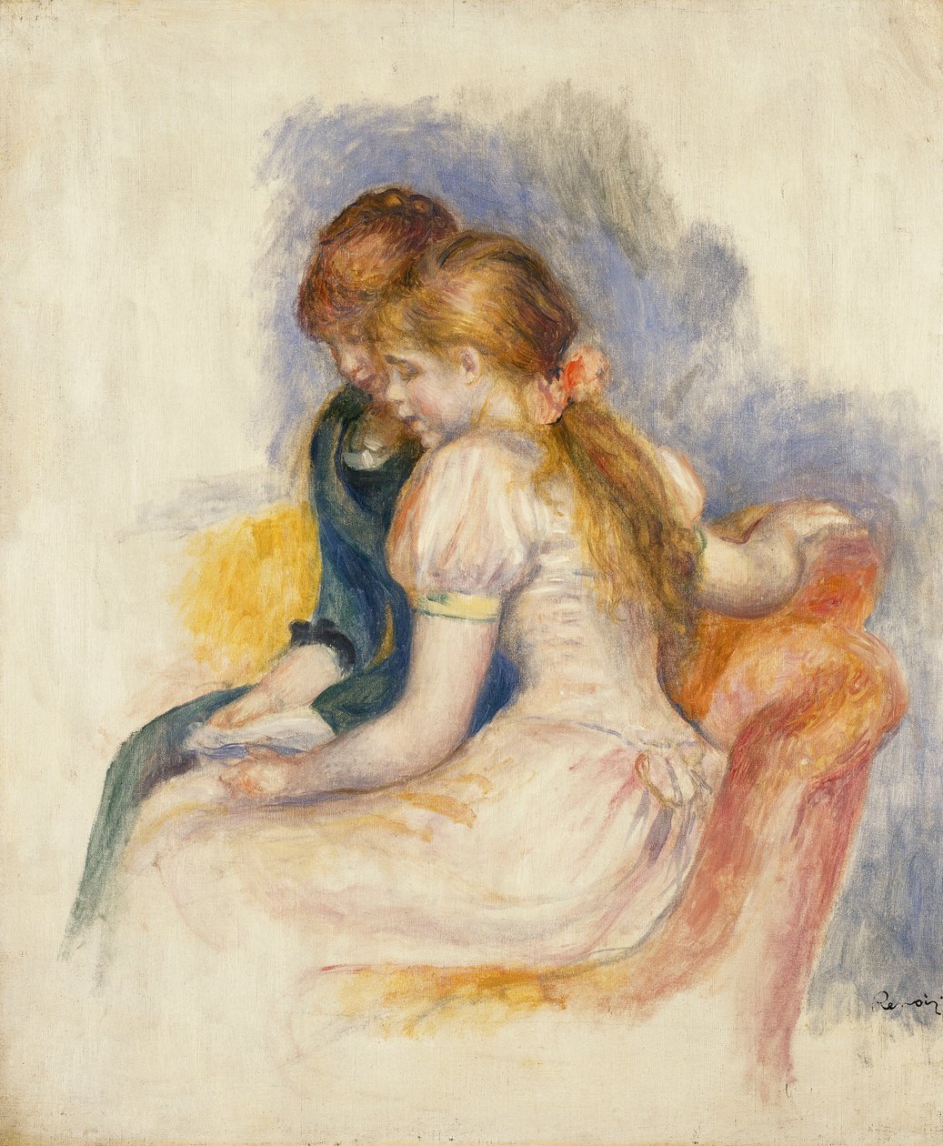 La Lecture, 1890 - Pierre Auguste Renoir