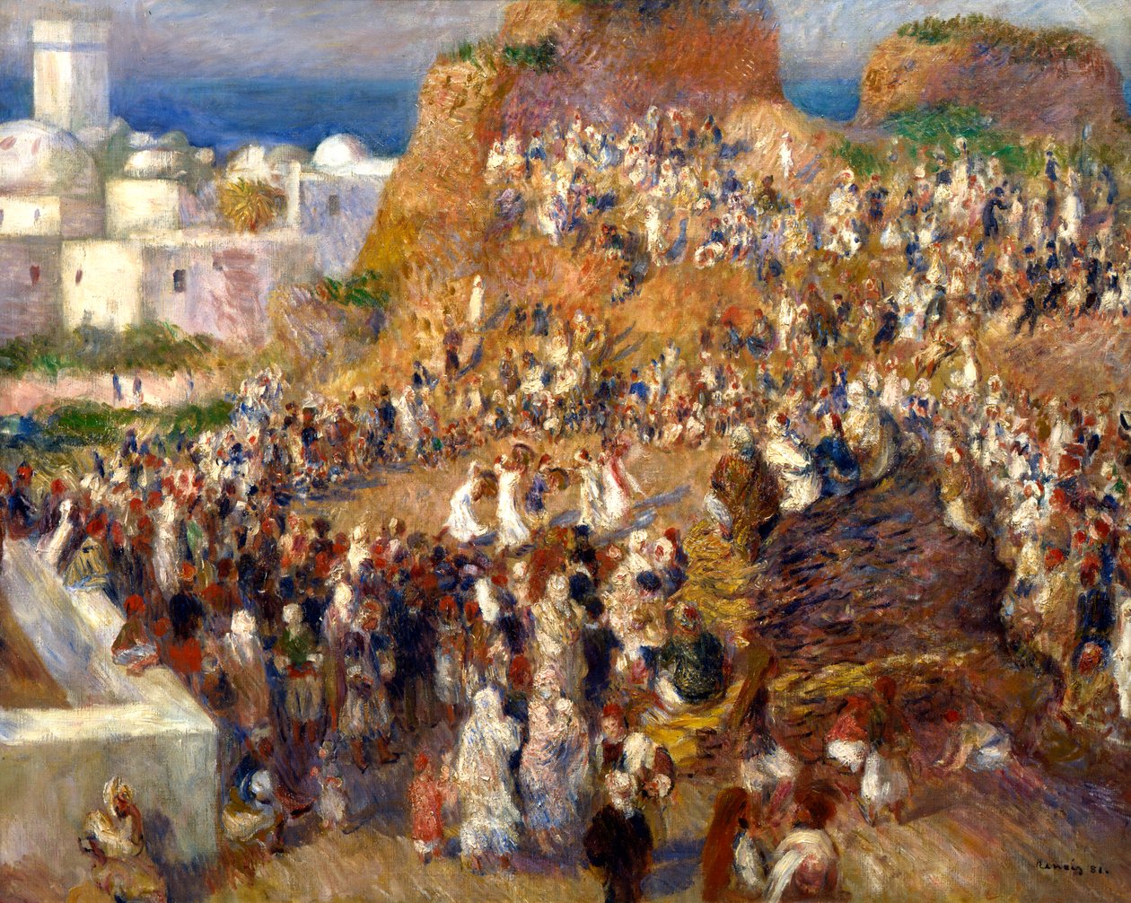 La Mosquée, ou Fête arabe, 1881 - Pierre Auguste Renoir
