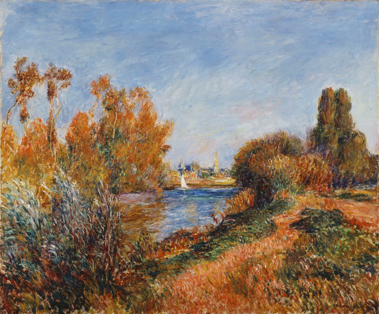 La Seine à Argenteuil, 1888 - Pierre Auguste Renoir
