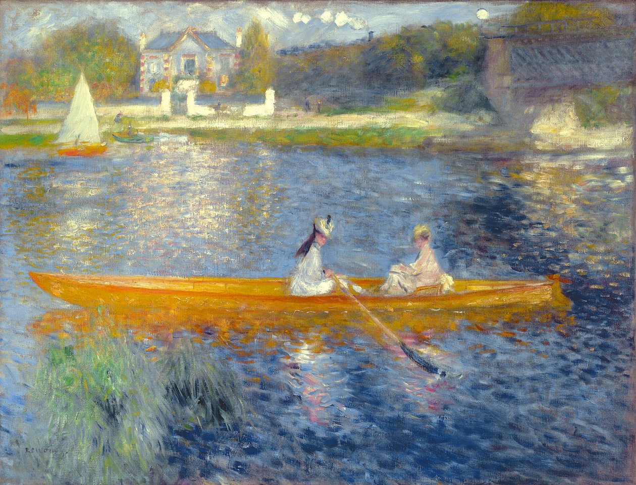 La Yole, 1875 - Pierre Auguste Renoir
