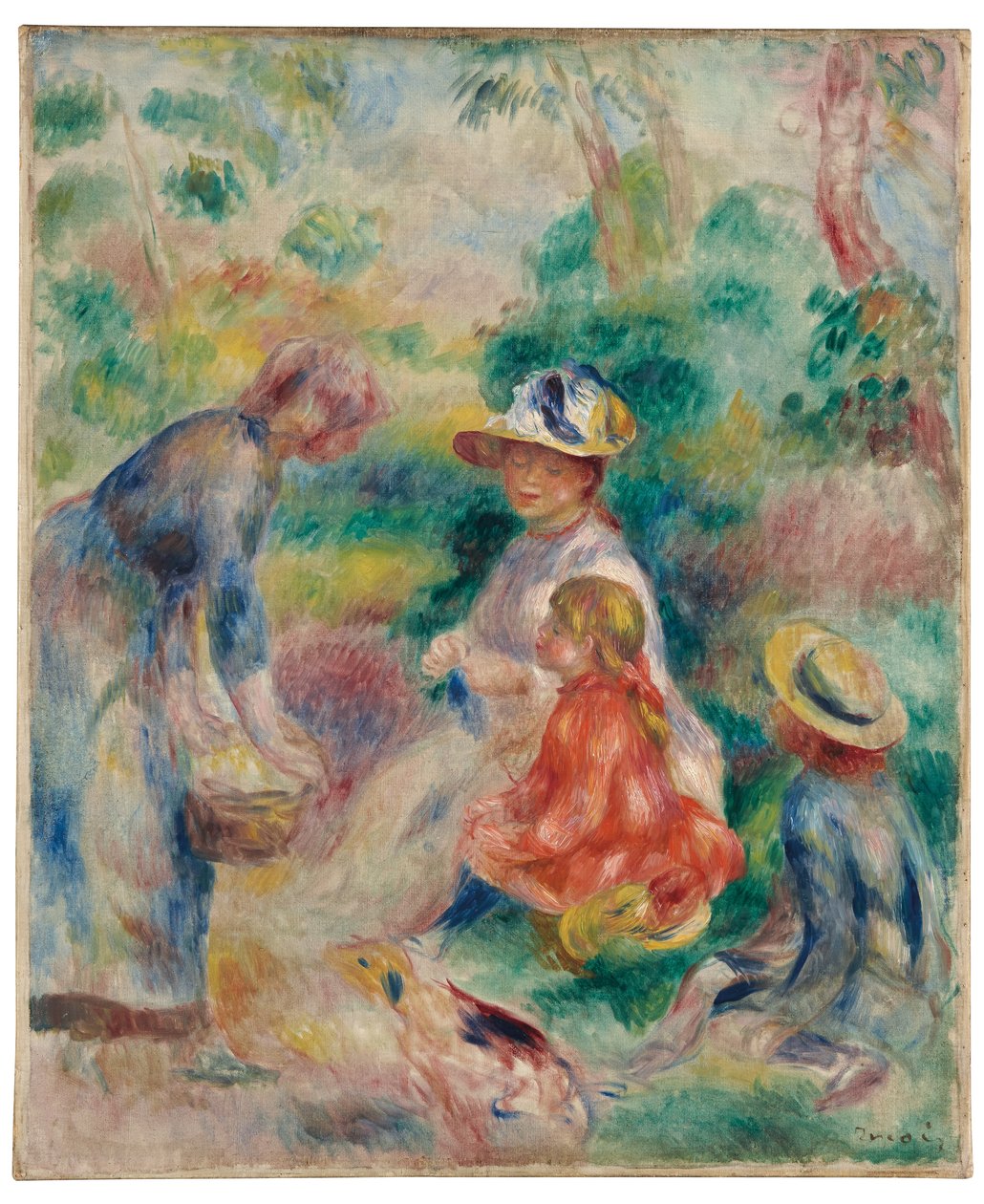 Le vendeur de pommes, 1890 - Pierre Auguste Renoir