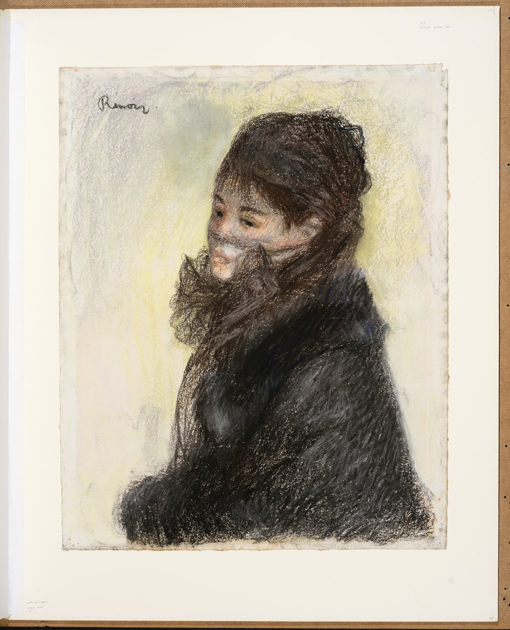 La femme voilée, c.1877-79 - Pierre Auguste Renoir