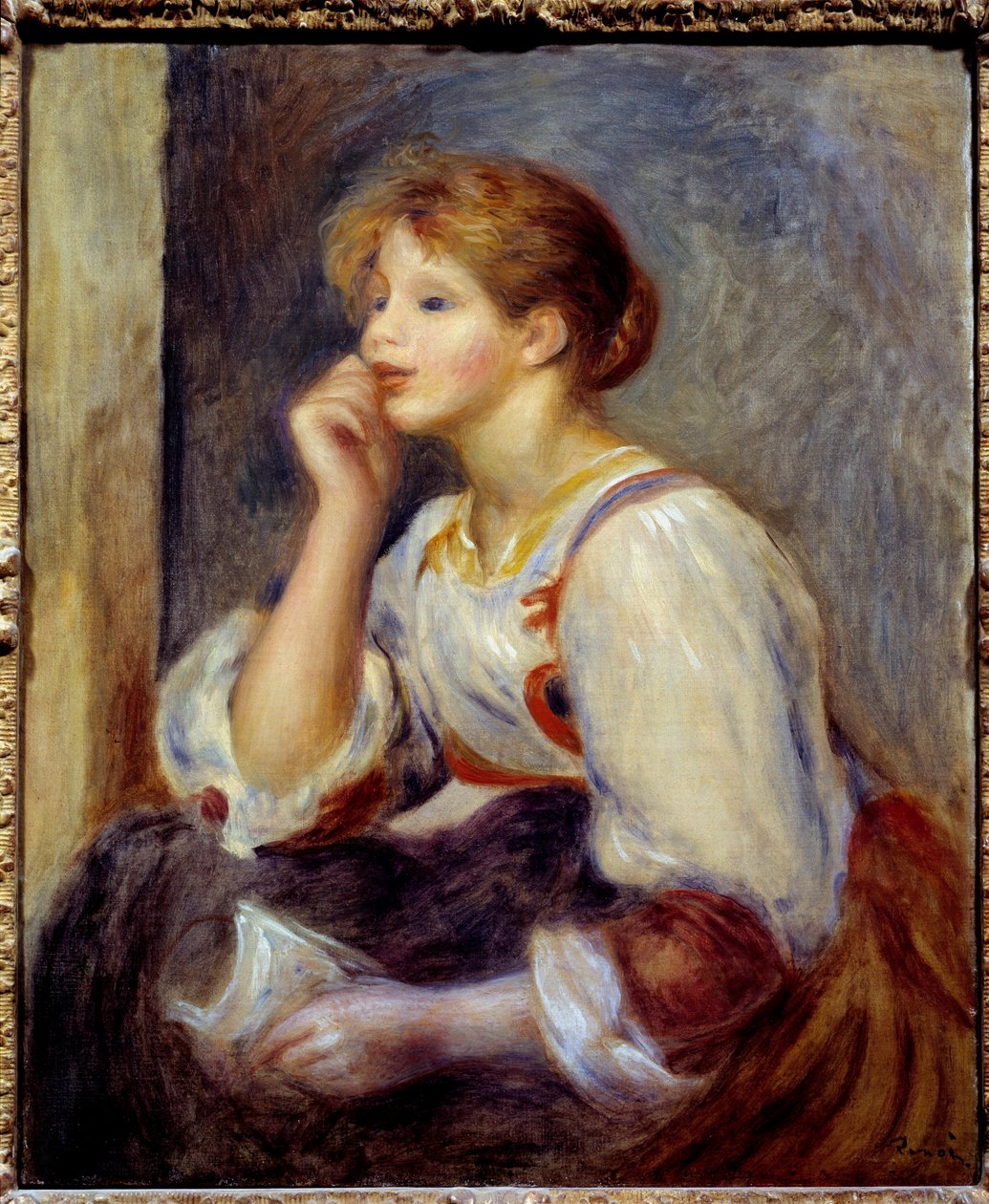 La femme à la lettre - Pierre Auguste Renoir