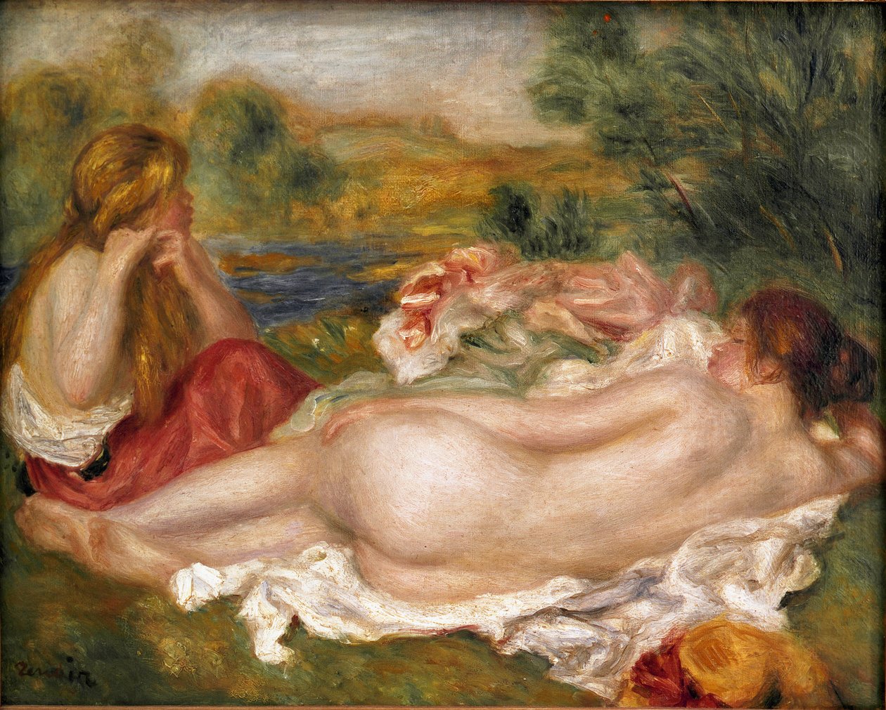 Deux baigneuses - Pierre Auguste Renoir