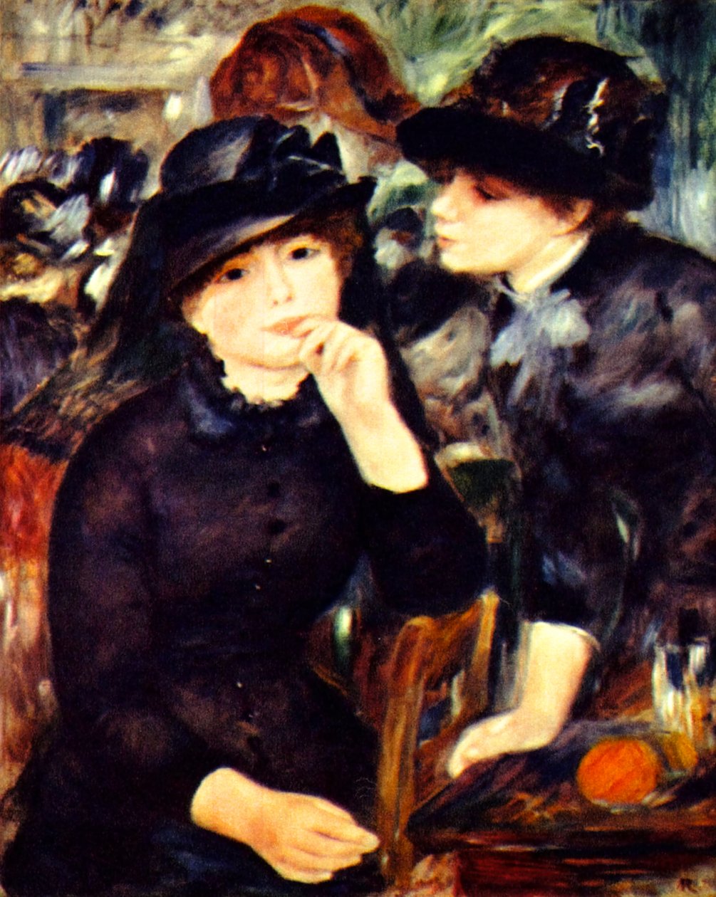 Deux filles en noir - Pierre Auguste Renoir