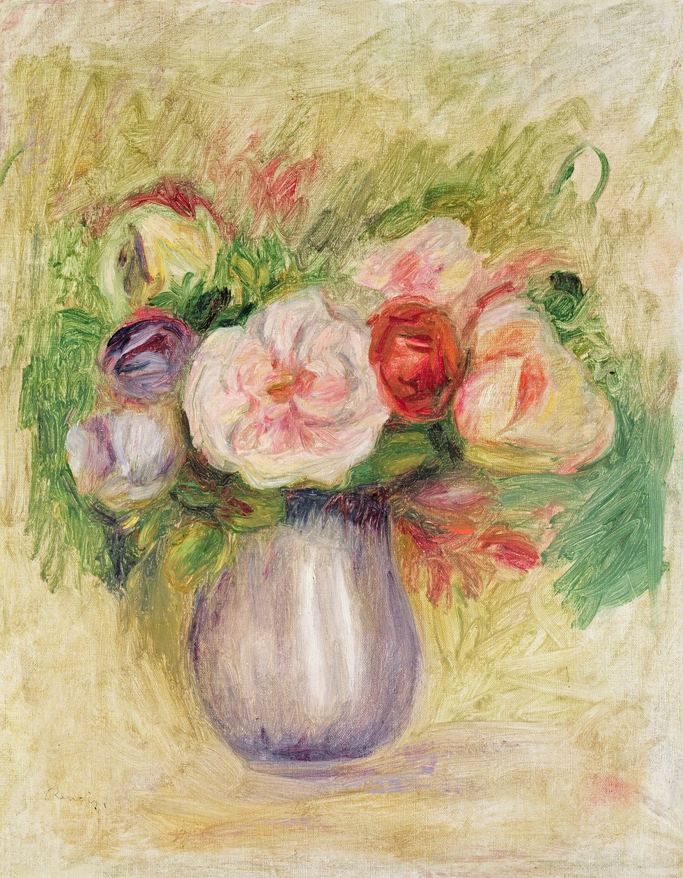 Vase de fleurs - Pierre Auguste Renoir