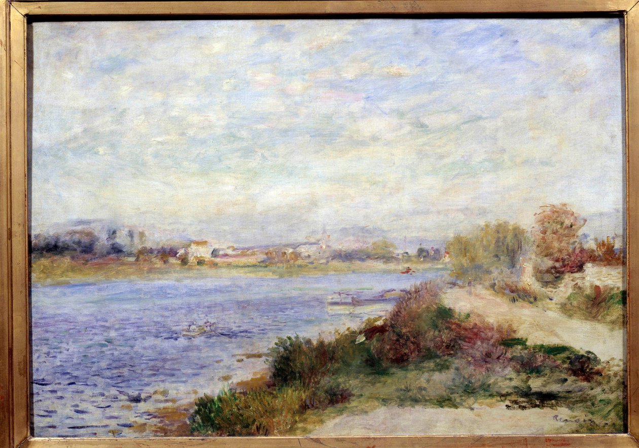 Vue de la Seine à Argenteuil - Pierre Auguste Renoir