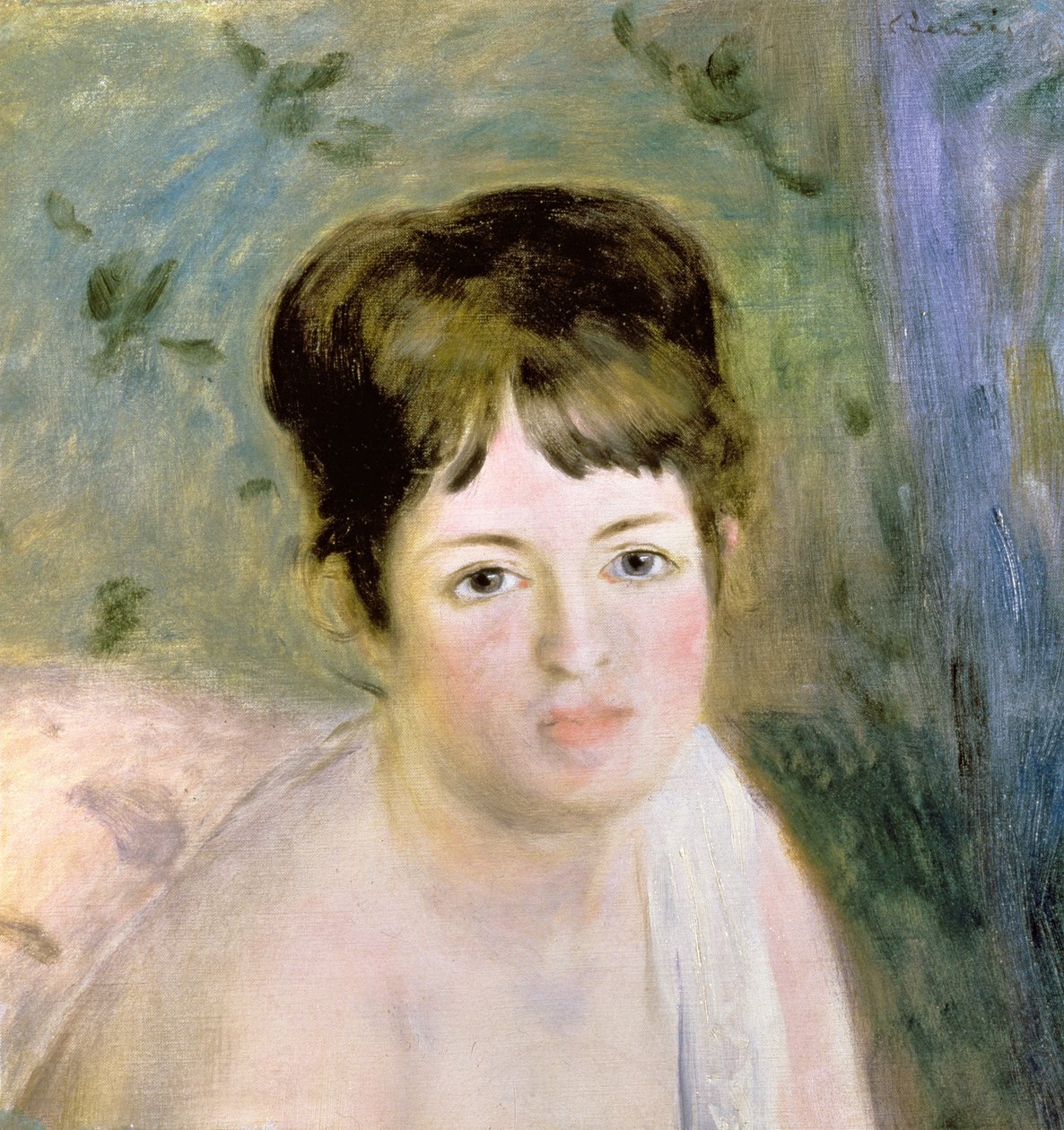 Tête de femme, vers 1876 - Pierre Auguste Renoir