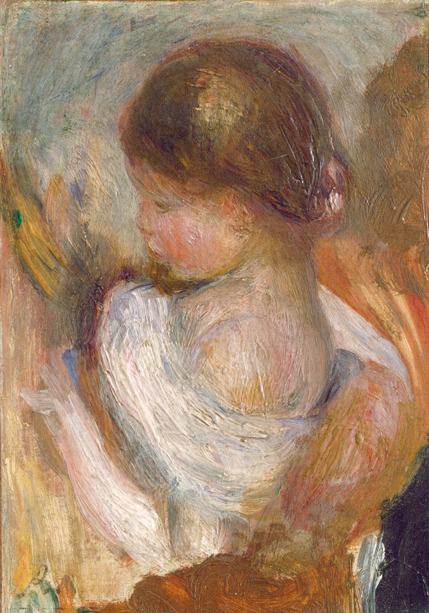 Jeune Fille Lisant, c. 1888 - Pierre Auguste Renoir