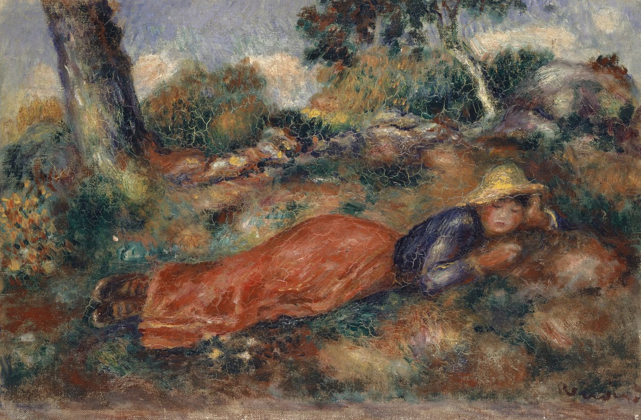 Jeune Fille Couchée sur l