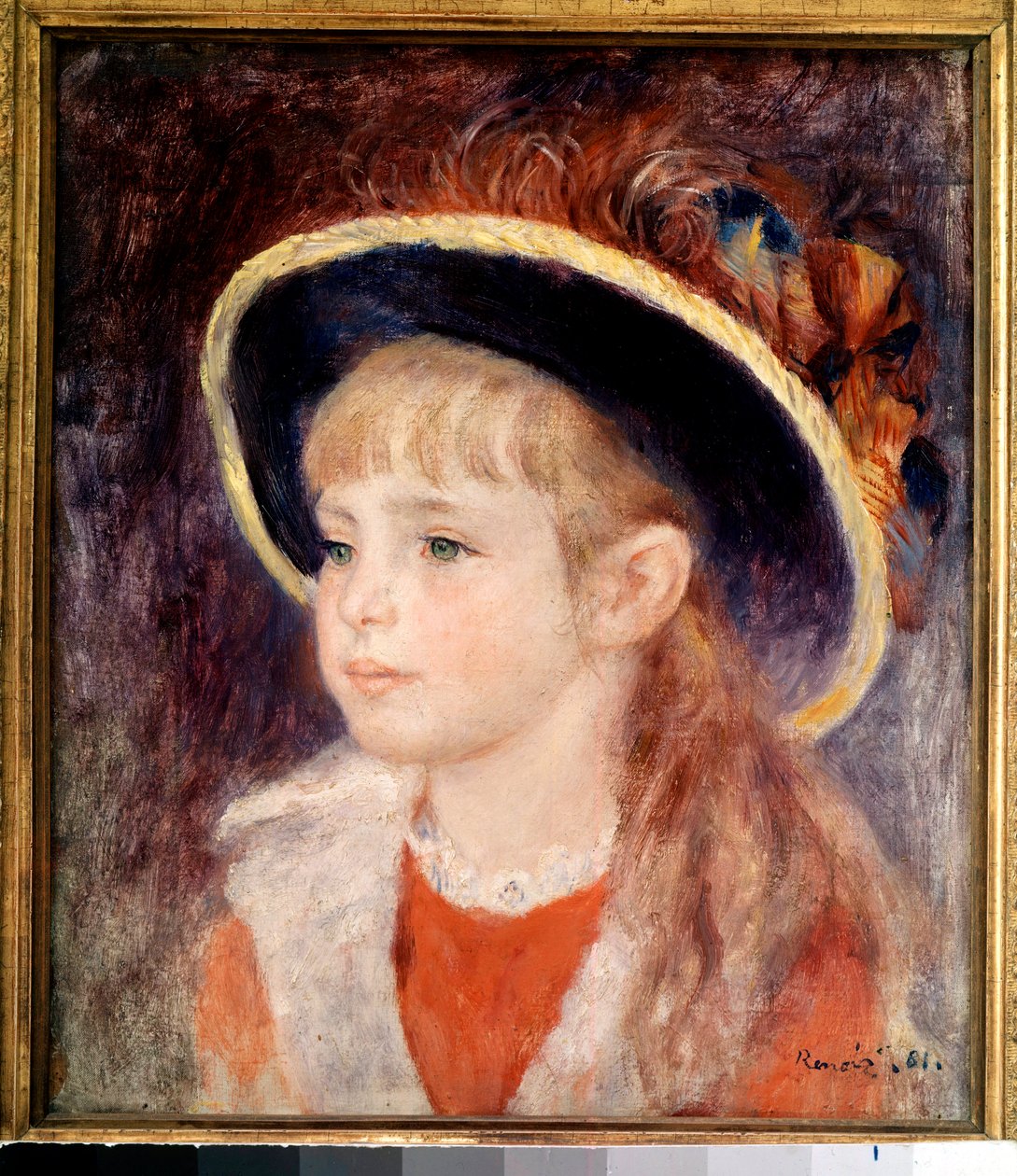 Jeune fille au chapeau bleu : portrait de Jeanne (Jane) Henriot (1878-1900), morte brûlée vive dans l