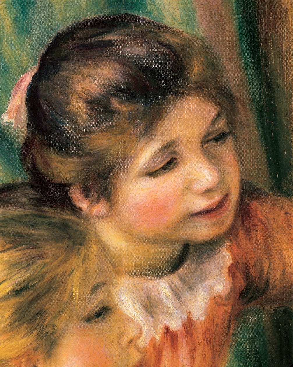 Jeunes filles au piano, détail - Pierre Auguste Renoir