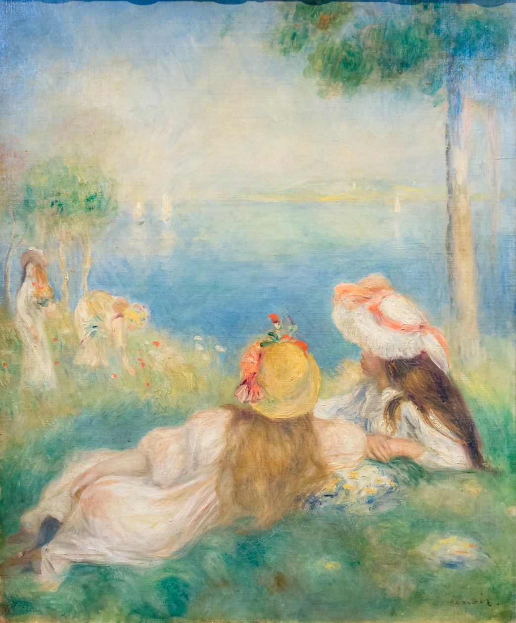Jeunes filles au bord de la mer, vers 1894 - Pierre Auguste Renoir