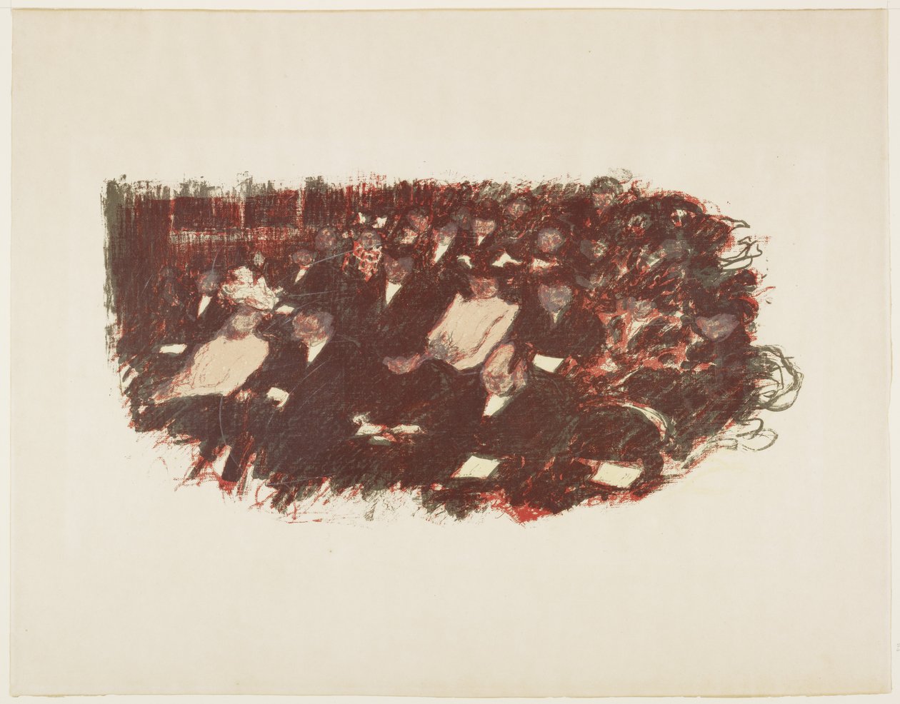 Au Théâtre, c. 1897-1898 - Pierre Bonnard