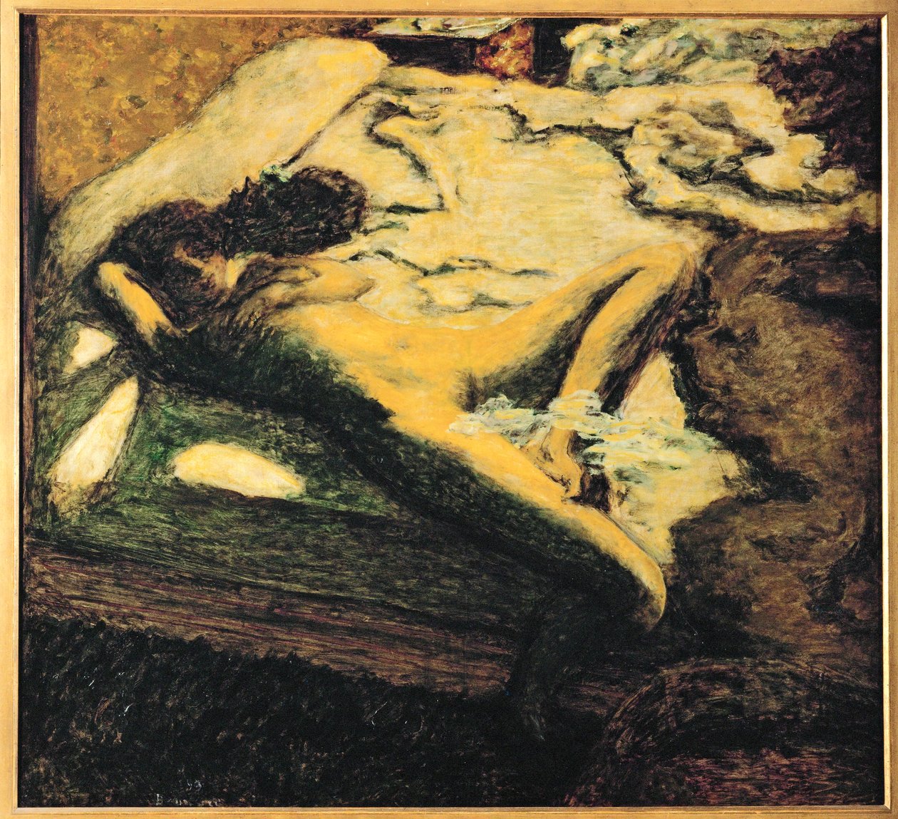 Femme assoupi sur son lit … (painting on canvas) - Pierre Bonnard