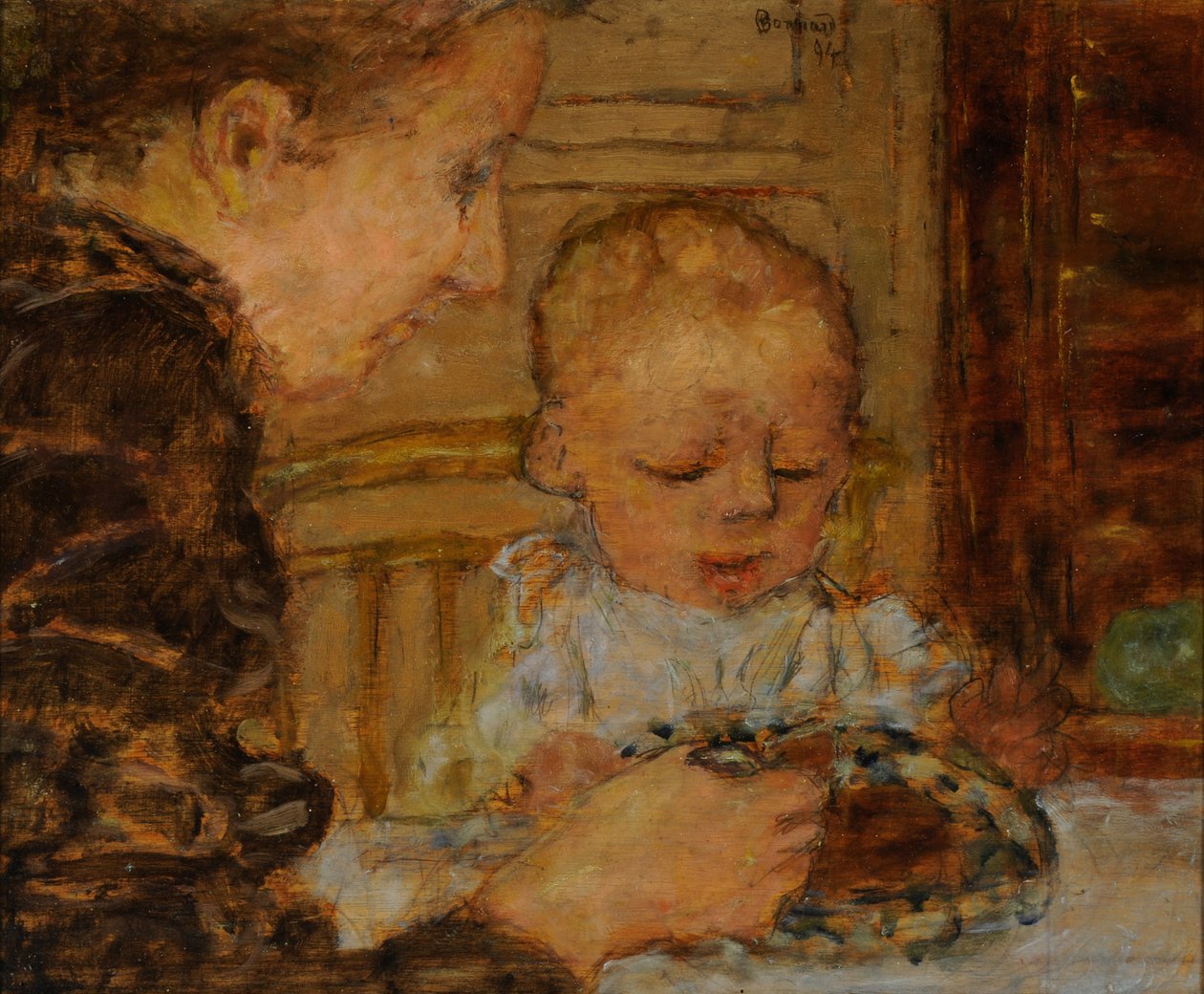 Grand-mère et enfant - Pierre Bonnard
