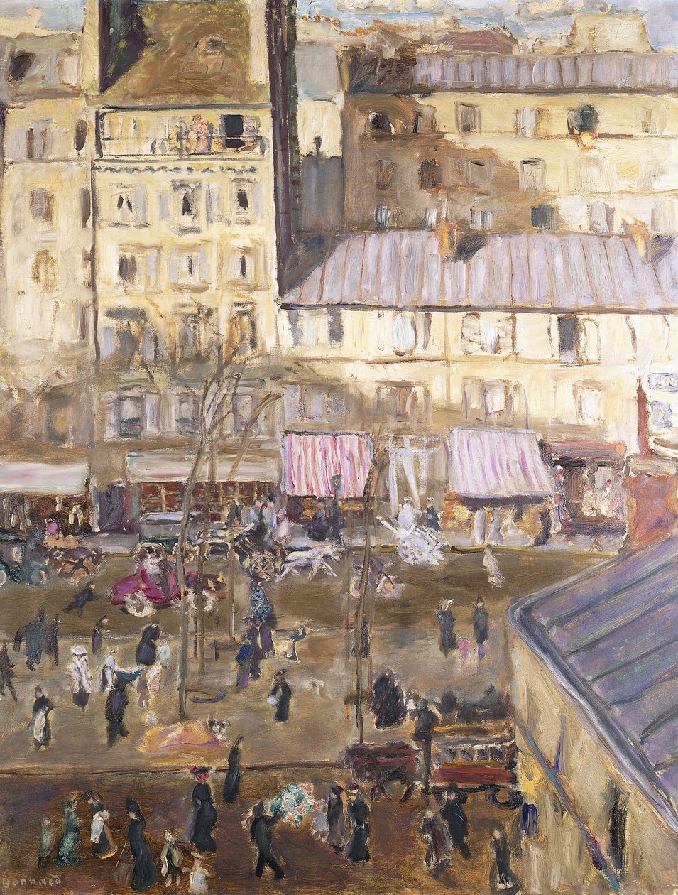 Le Boulevard Exterieur: Boulevard de Clichy et Angle de la rue de Douai - Pierre Bonnard