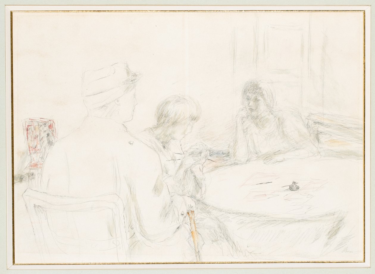 Le blessé dans sa famille - Pierre Bonnard
