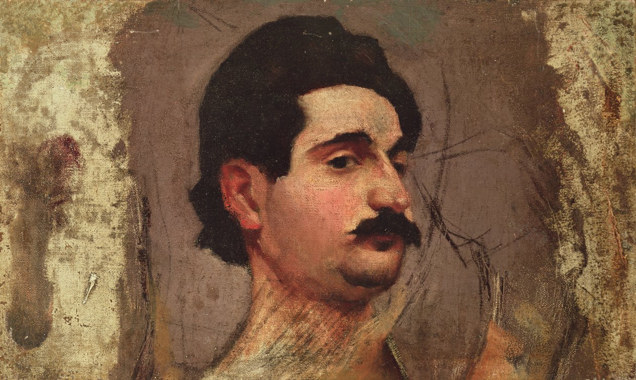 Homme avec une moustache, vers 1887-88 - Pierre Bonnard