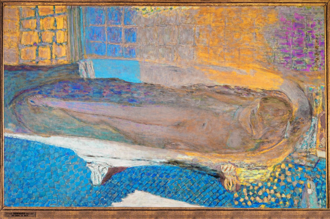 Nu dans le Bain (oil on canvas) - Pierre Bonnard