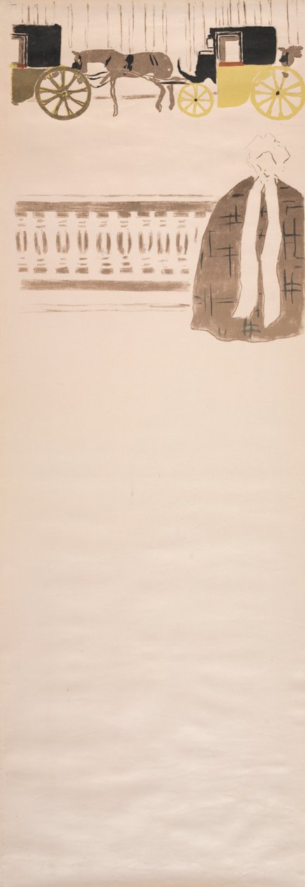 Promenade des nourrices, Frise des carrosses, 1895 - Pierre Bonnard