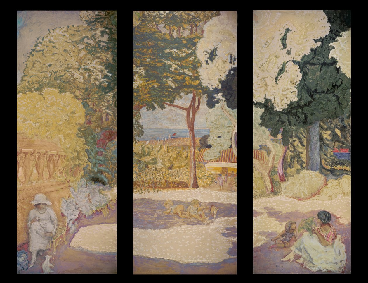 Sur la Méditerranée (triptyque) - Pierre Bonnard