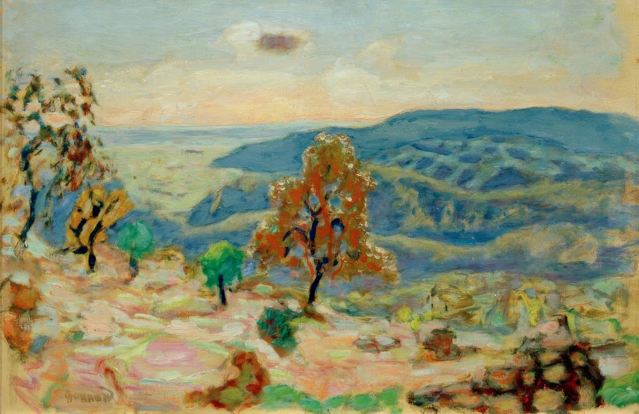 Paysage de montagne - Pierre Bonnard