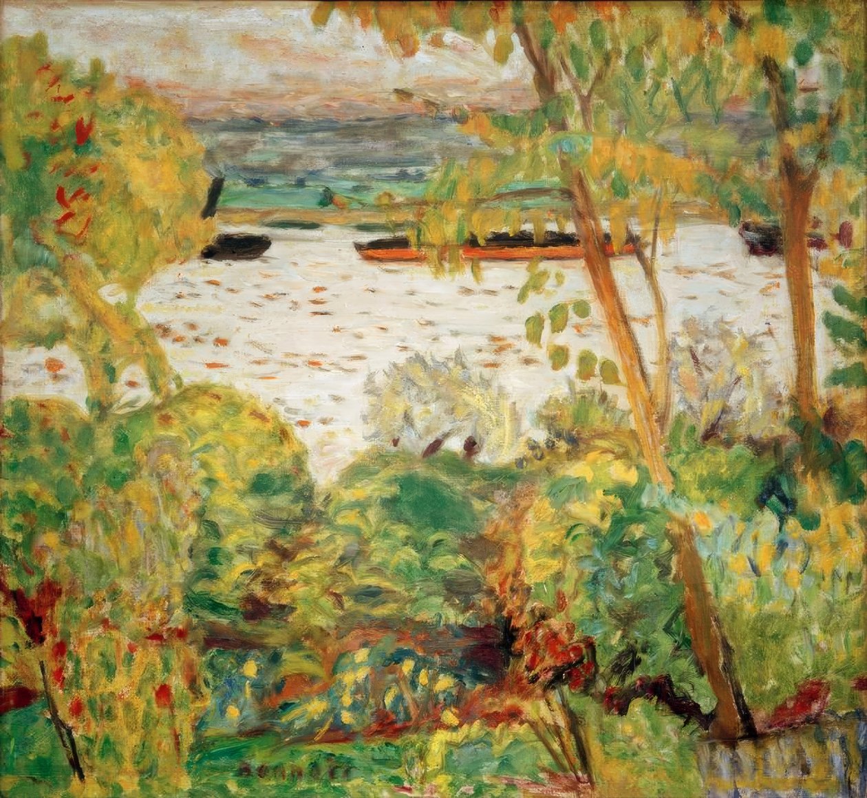 Remorqueur à Vernon - Pierre Bonnard