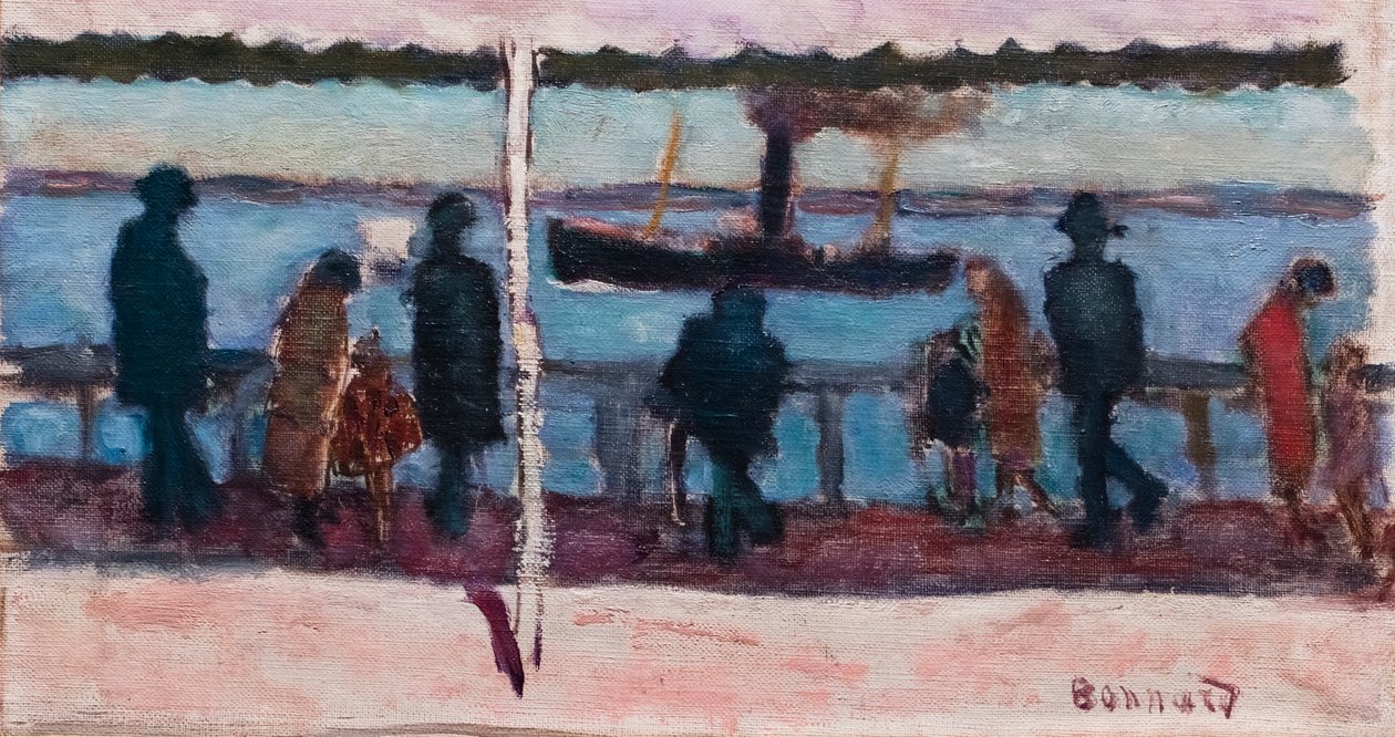 Promenade de la rivière - Pierre Bonnard