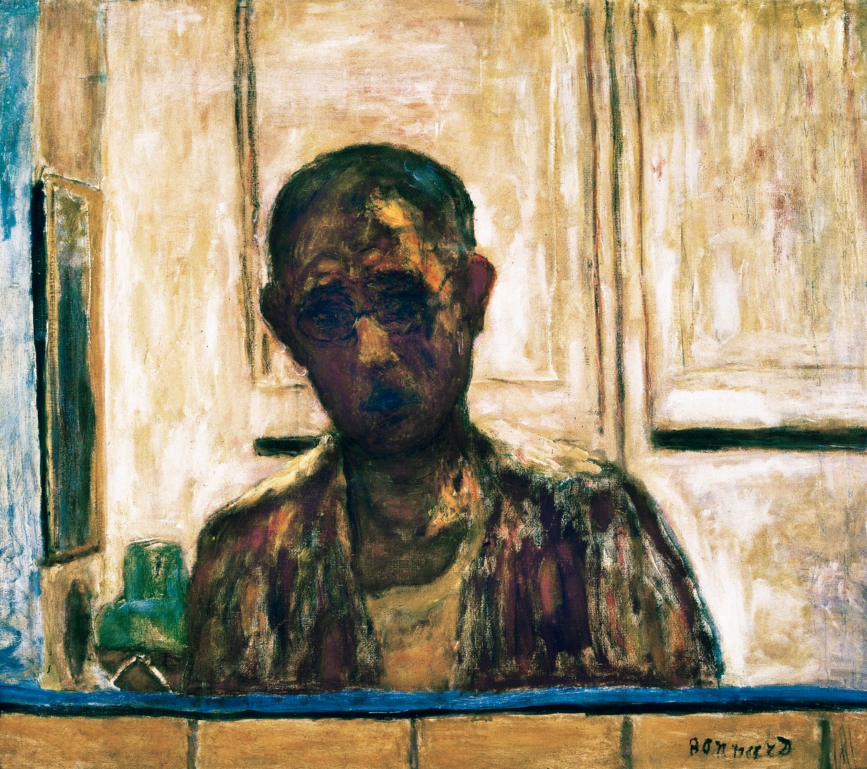 Autoportrait dans un miroir de rasage - Pierre Bonnard
