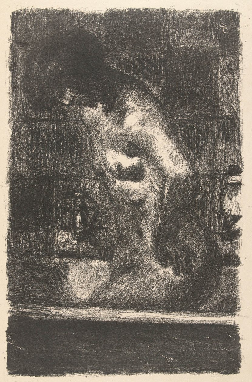 Femme debout dans sa baignoire - Pierre Bonnard