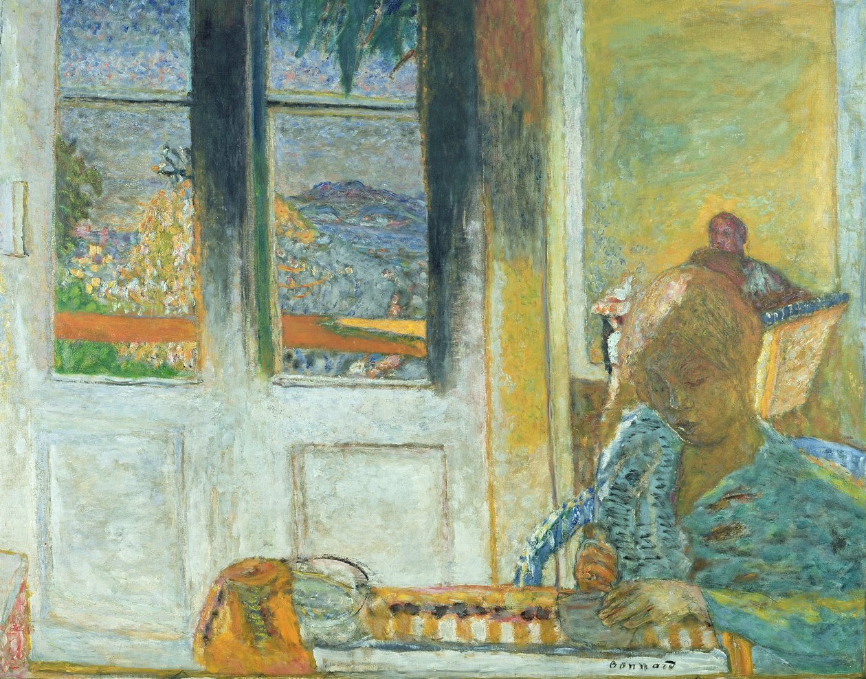Les Fenêtres françaises ou, Matin à Le Cannet, 1933 - Pierre Bonnard