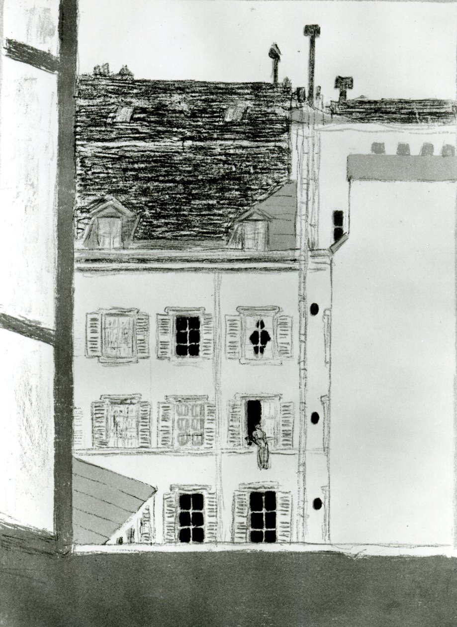 La Maison dans la cour - Pierre Bonnard