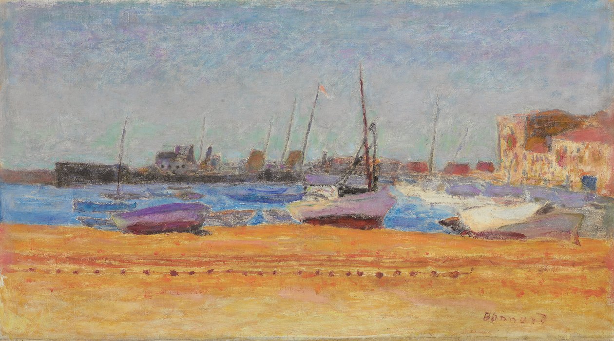 Le port de Cannes - Pierre Bonnard