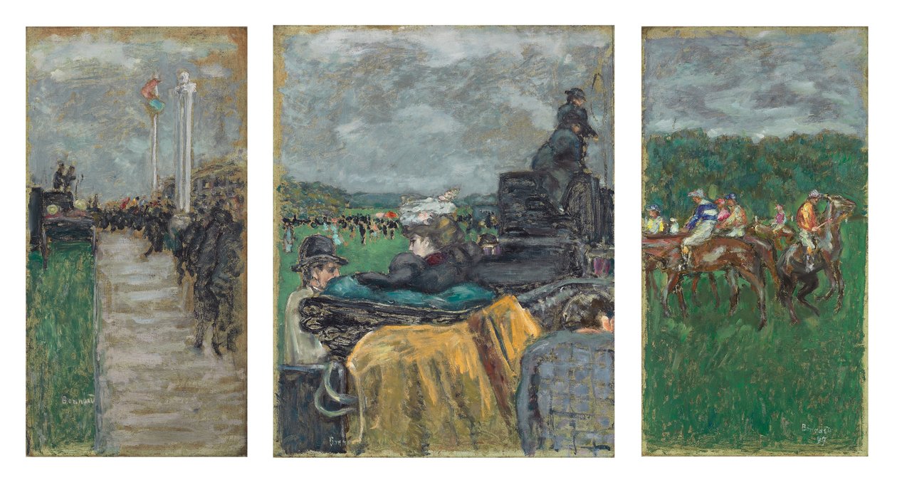 Les Courses à Longchamp - Pierre Bonnard