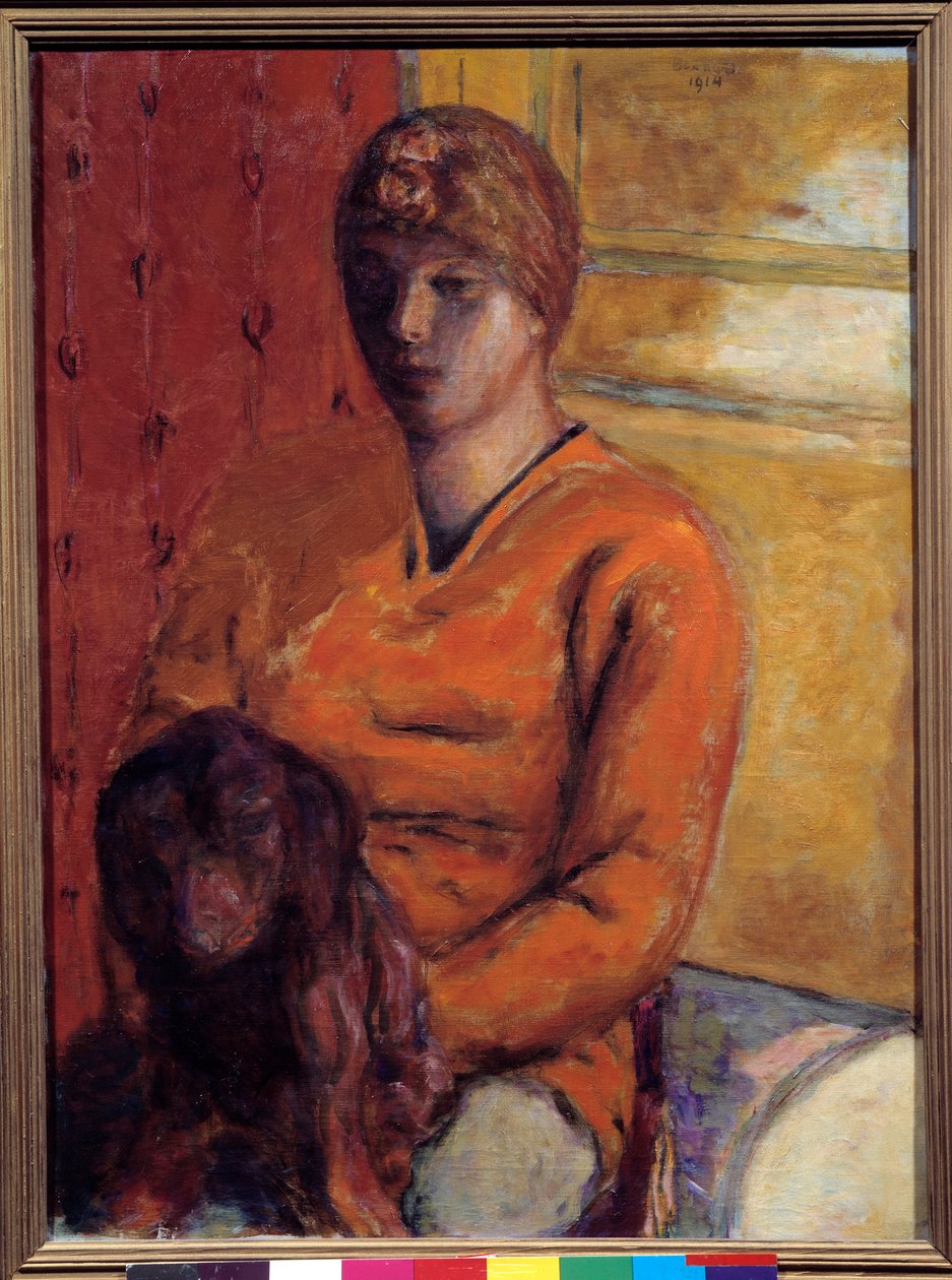 La femme au chien - Pierre Bonnard