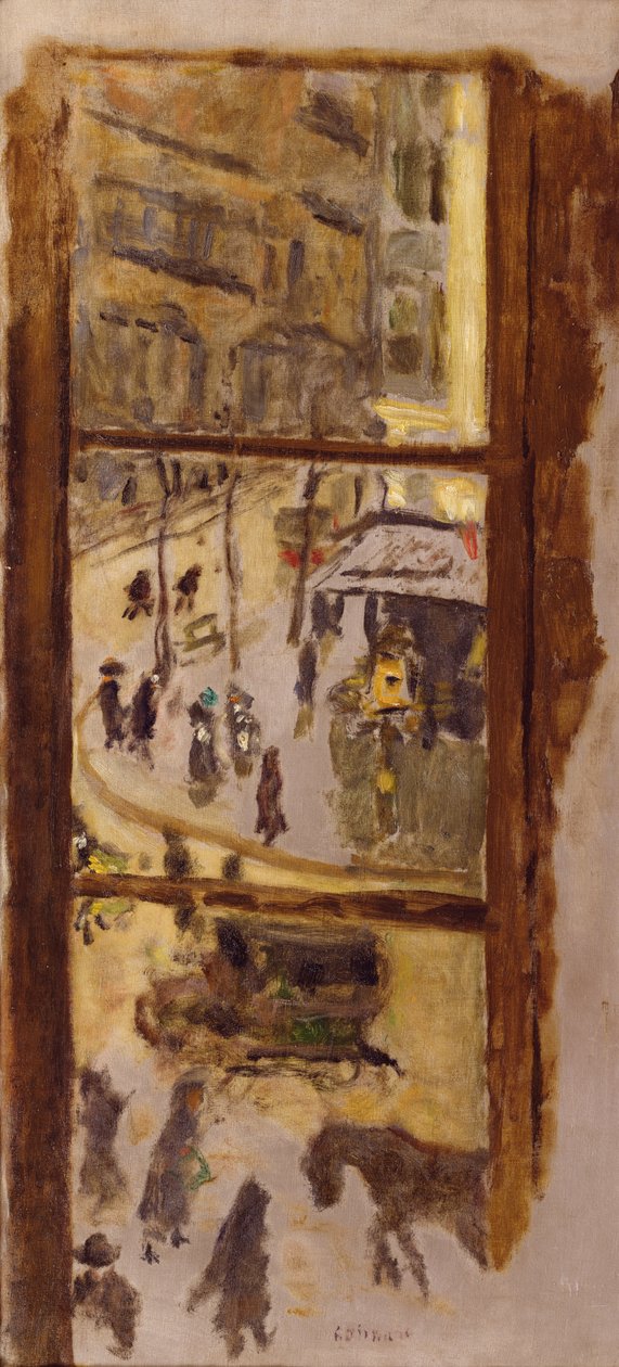 À travers les fenêtres - Pierre Bonnard