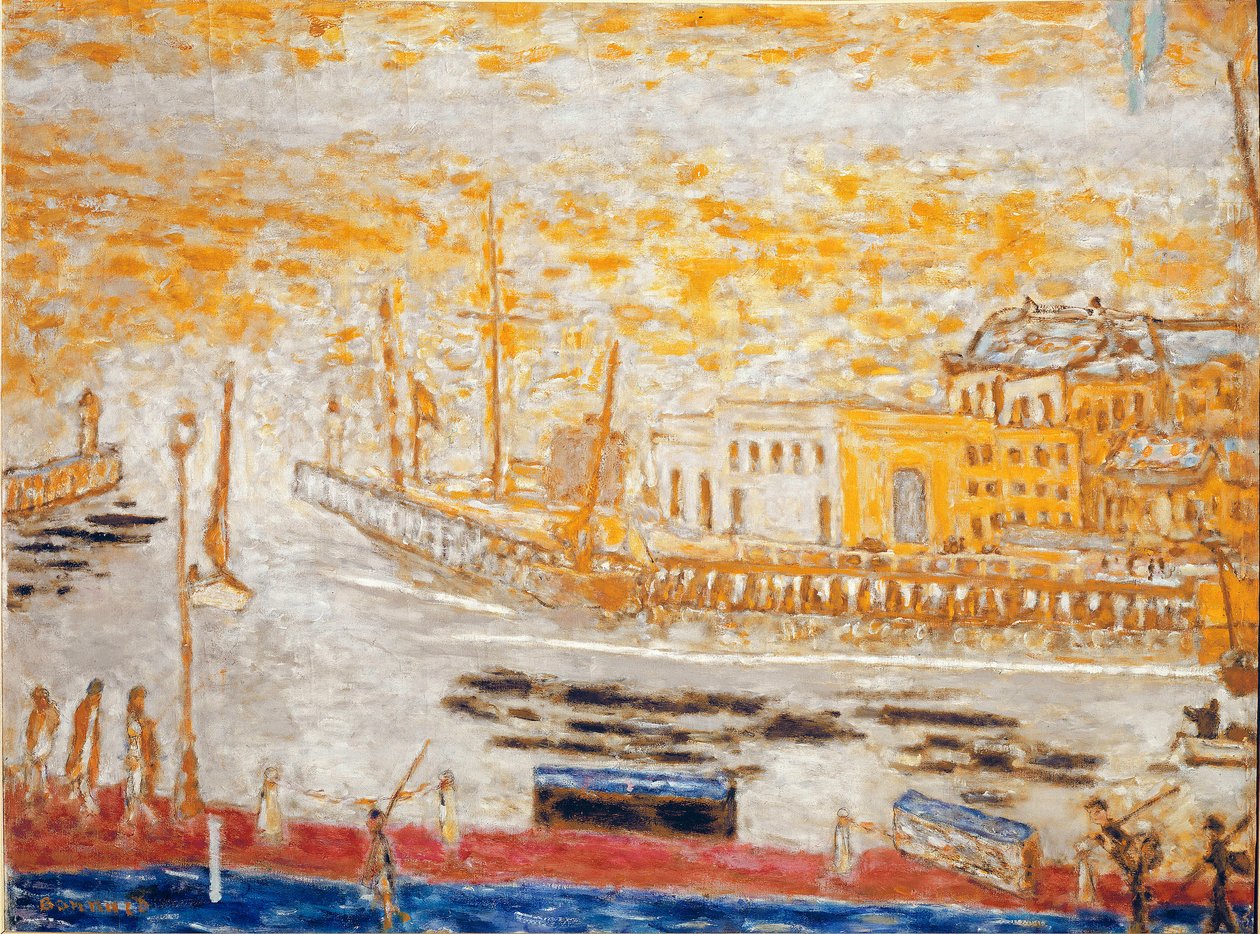 Trouville, la sortie du port - Pierre Bonnard