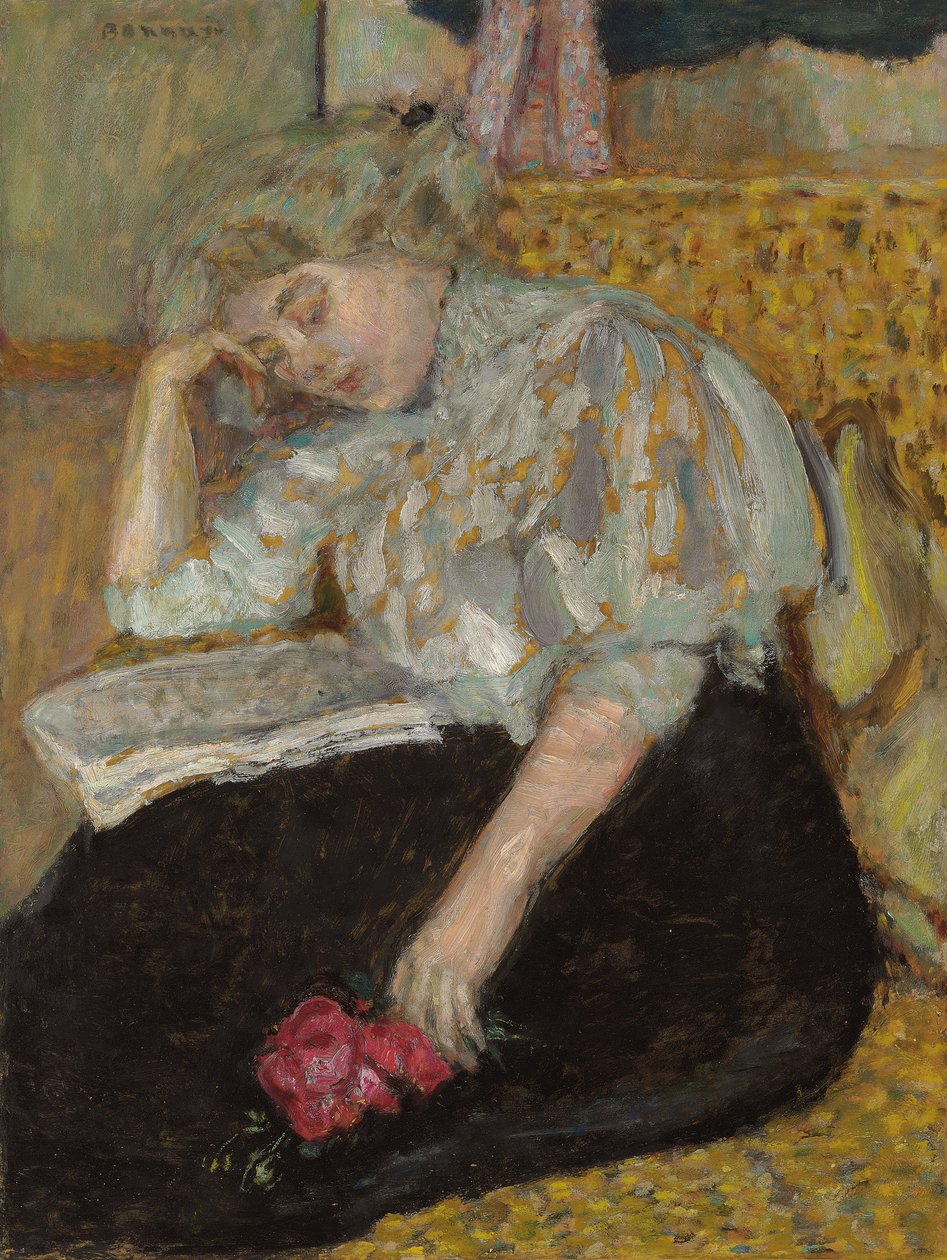 Femme à la rose, 1908 - Pierre Bonnard