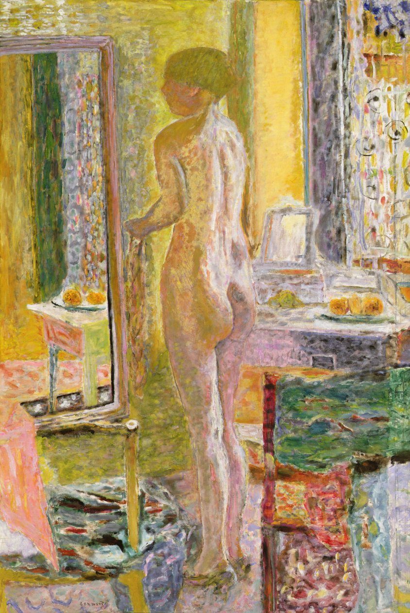 Nu devant un miroir - Pierre Bonnaud