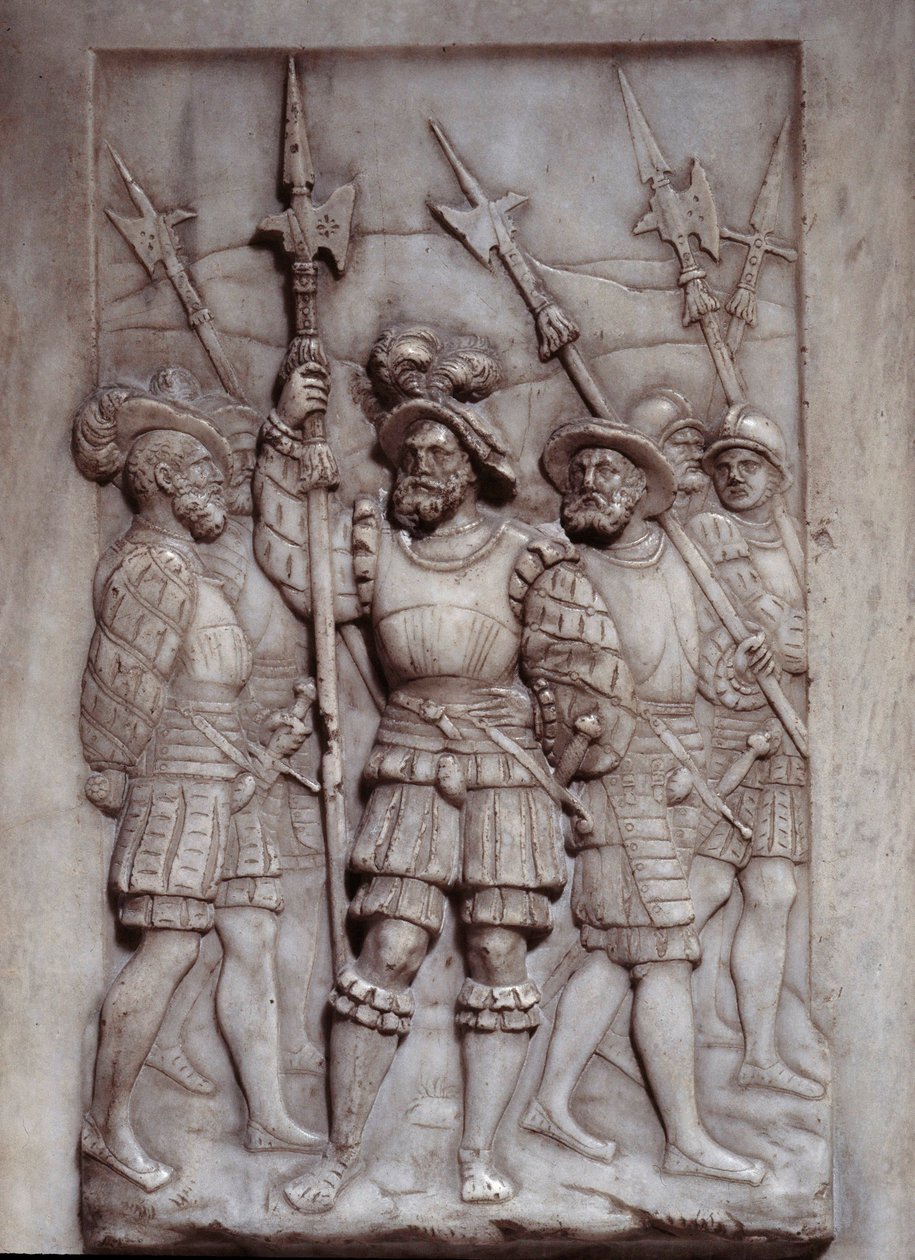 Détail des bas-reliefs de la tombe de François Ier réalisé par Pierre Bontemps - Pierre Bontemps