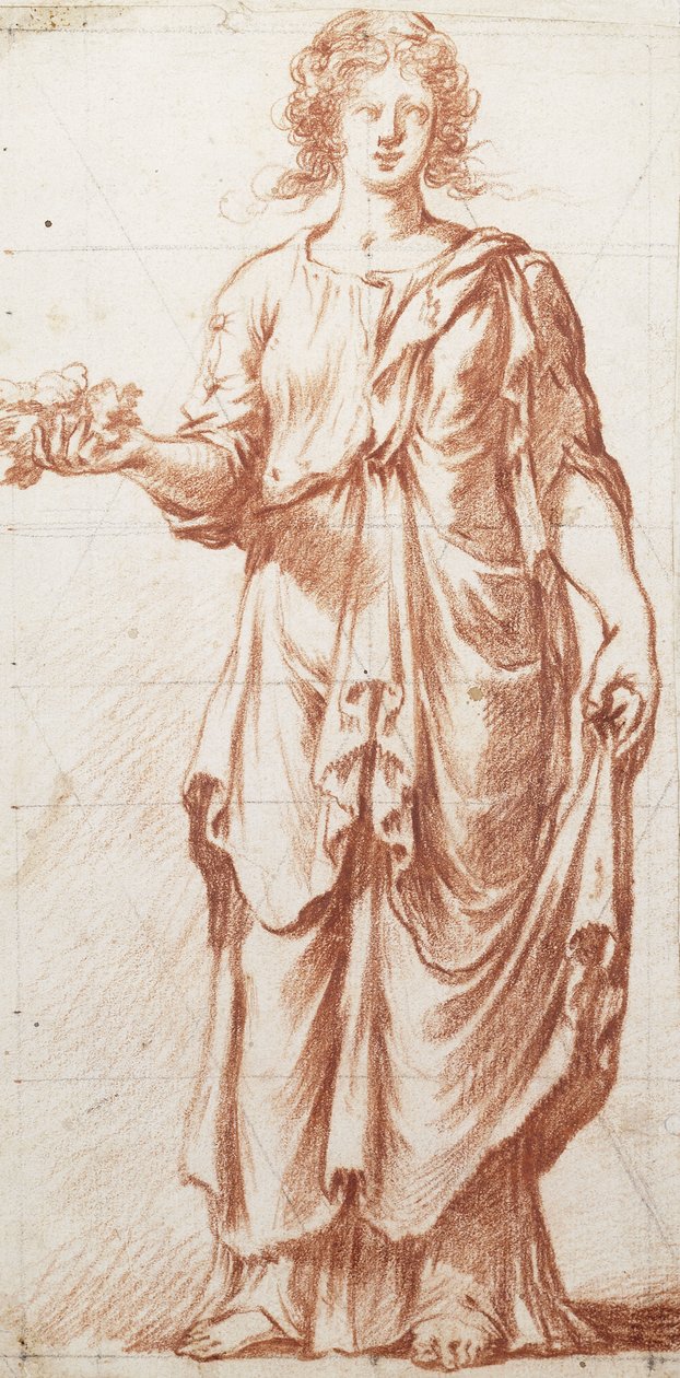 Une figure allégorique debout - Pierre Brebiette