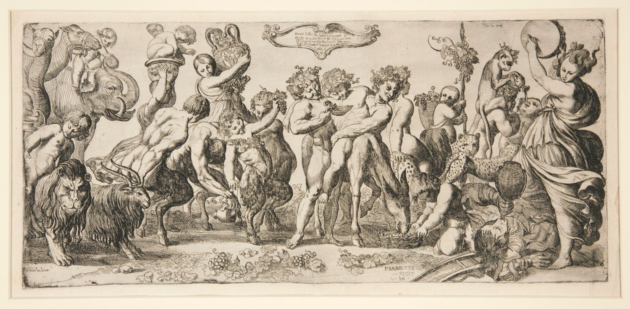 Bacchus et son entourage - Pierre Brebiette