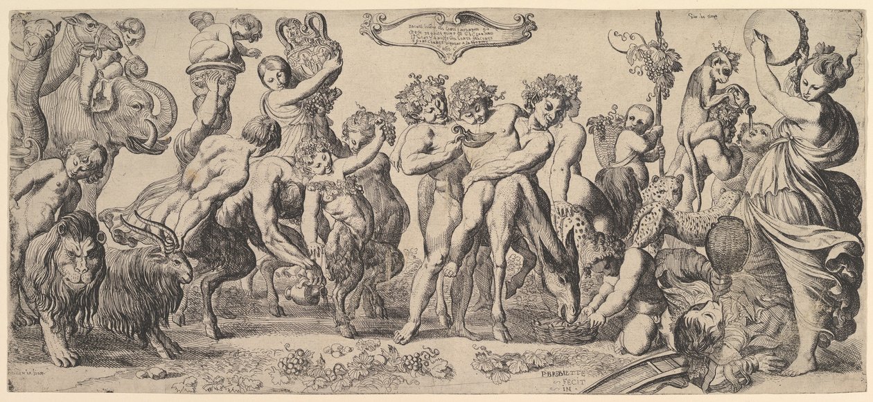 Triomphe de Bacchus, XVIIe siècle - Pierre Brebiette