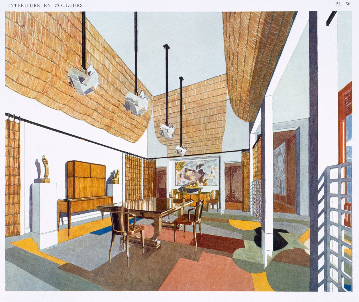 Salle à manger de style colonial, tirée de 