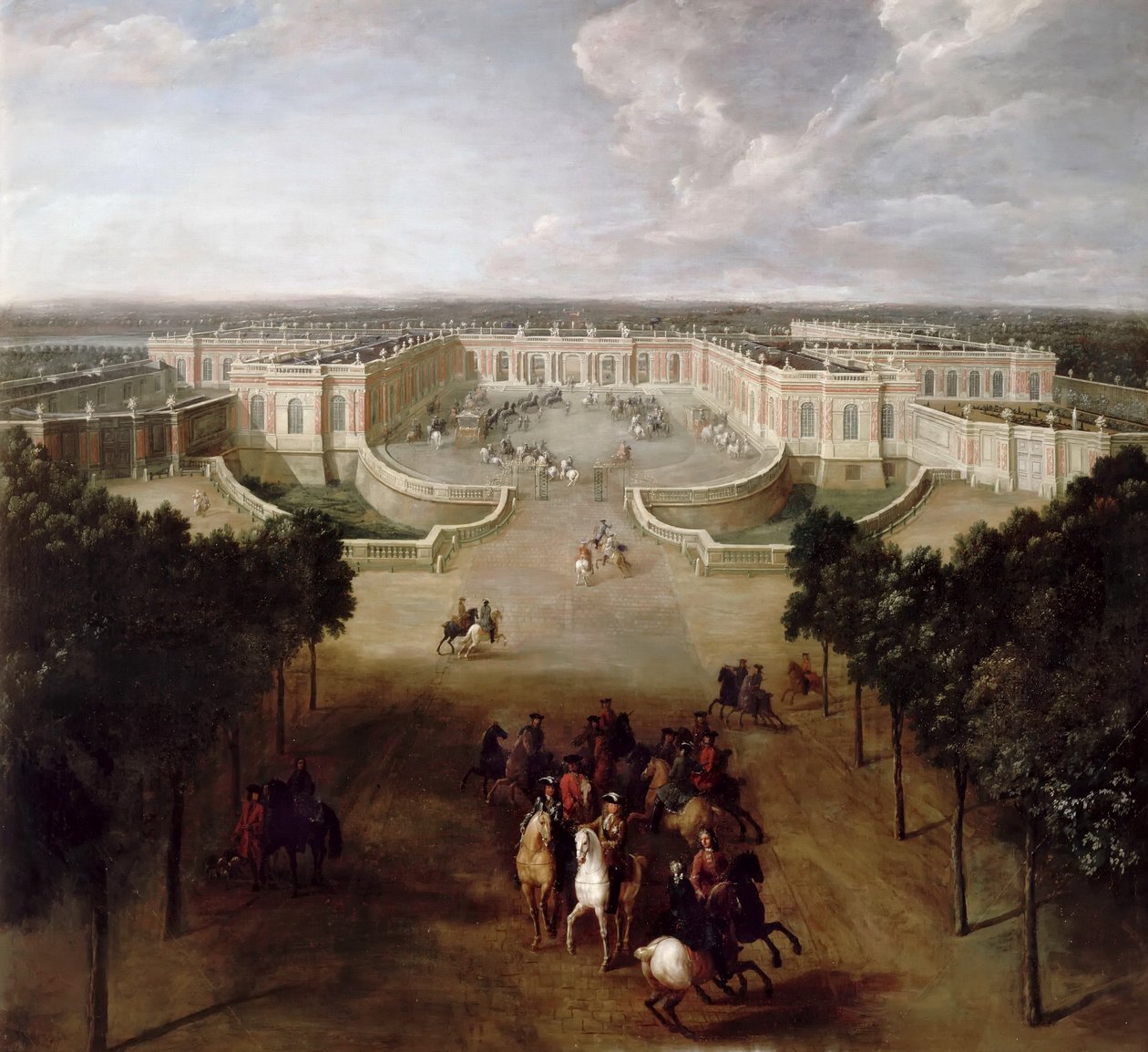 Vue du Grand Trianon depuis l